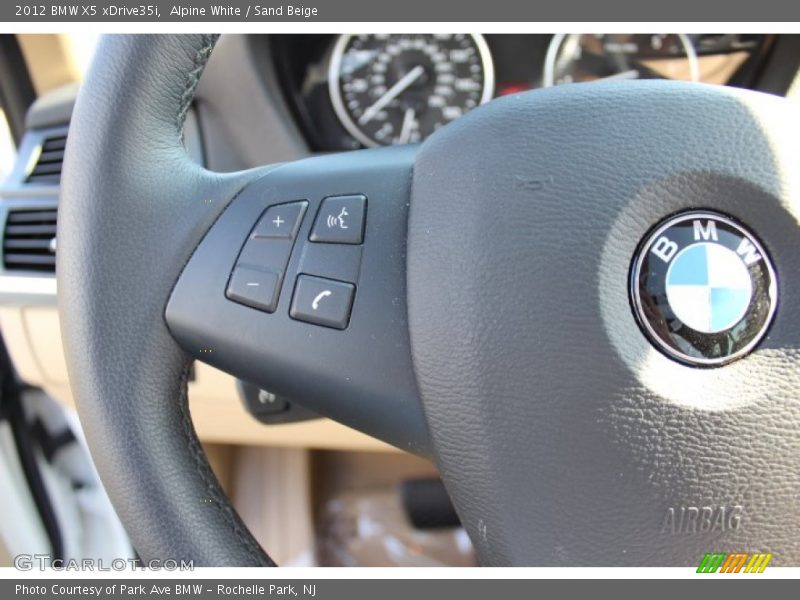 Alpine White / Sand Beige 2012 BMW X5 xDrive35i