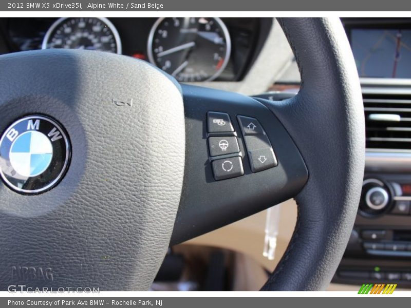 Alpine White / Sand Beige 2012 BMW X5 xDrive35i