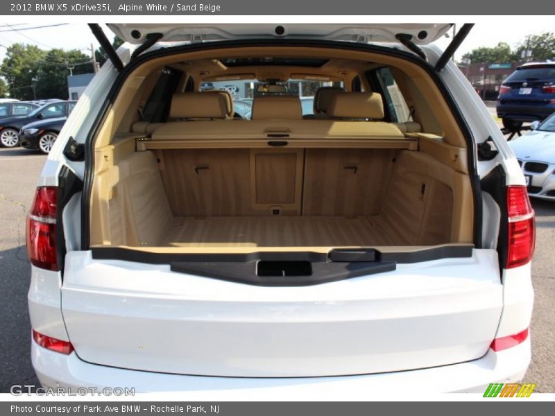 Alpine White / Sand Beige 2012 BMW X5 xDrive35i