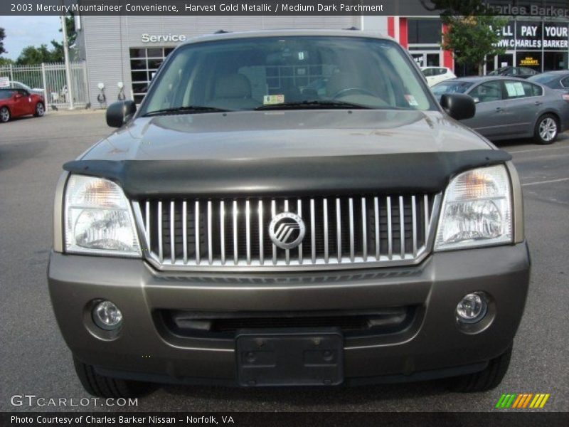Harvest Gold Metallic / Medium Dark Parchment 2003 Mercury Mountaineer Convenience