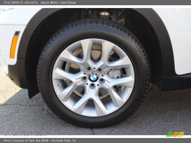 Alpine White / Sand Beige 2012 BMW X5 xDrive35i