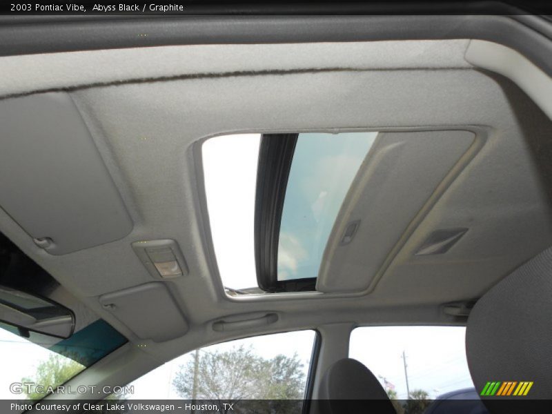 Sunroof of 2003 Vibe 