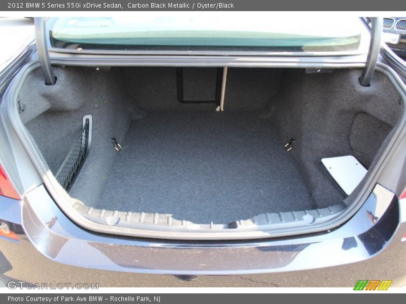  2012 5 Series 550i xDrive Sedan Trunk