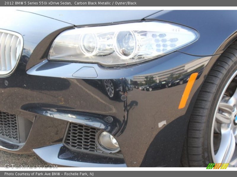 Carbon Black Metallic / Oyster/Black 2012 BMW 5 Series 550i xDrive Sedan