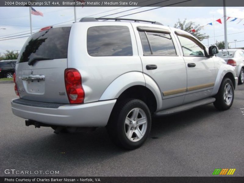 Brilliant Silver Metallic / Medium Slate Gray 2004 Dodge Durango SLT 4x4