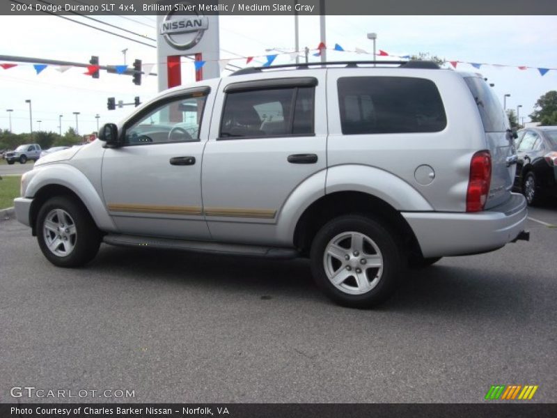 Brilliant Silver Metallic / Medium Slate Gray 2004 Dodge Durango SLT 4x4