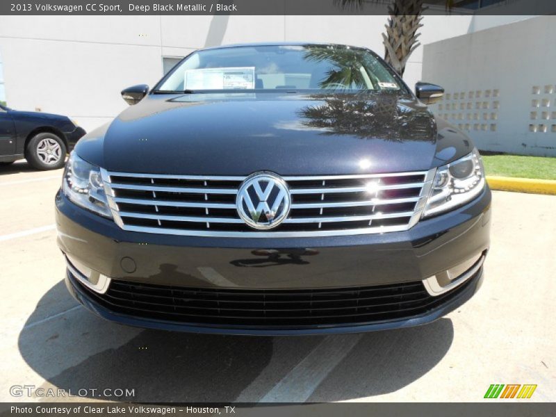 Deep Black Metallic / Black 2013 Volkswagen CC Sport