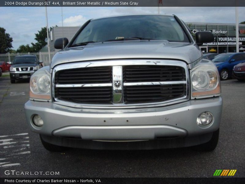 Brilliant Silver Metallic / Medium Slate Gray 2004 Dodge Durango SLT 4x4