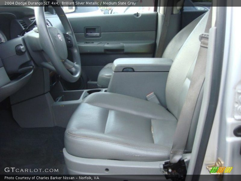 Brilliant Silver Metallic / Medium Slate Gray 2004 Dodge Durango SLT 4x4