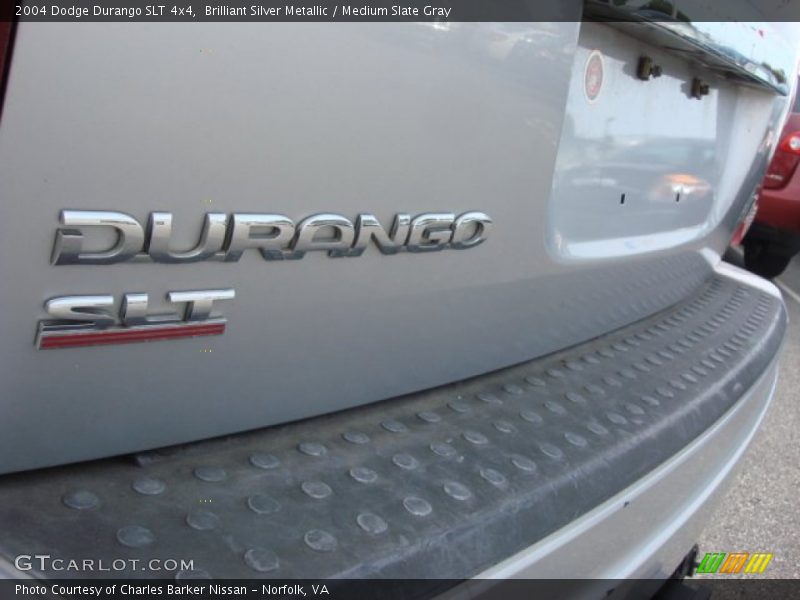 Brilliant Silver Metallic / Medium Slate Gray 2004 Dodge Durango SLT 4x4
