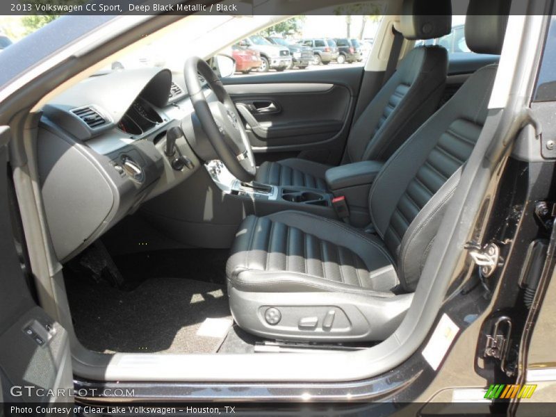 Deep Black Metallic / Black 2013 Volkswagen CC Sport
