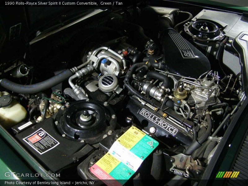 Green / Tan 1990 Rolls-Royce Silver Spirit II Custom Convertible