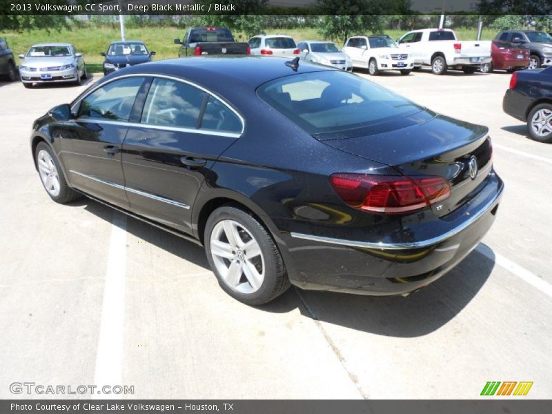 Deep Black Metallic / Black 2013 Volkswagen CC Sport