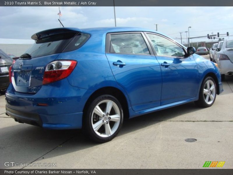 Blue Streak Metallic / Ash Gray 2010 Toyota Matrix S