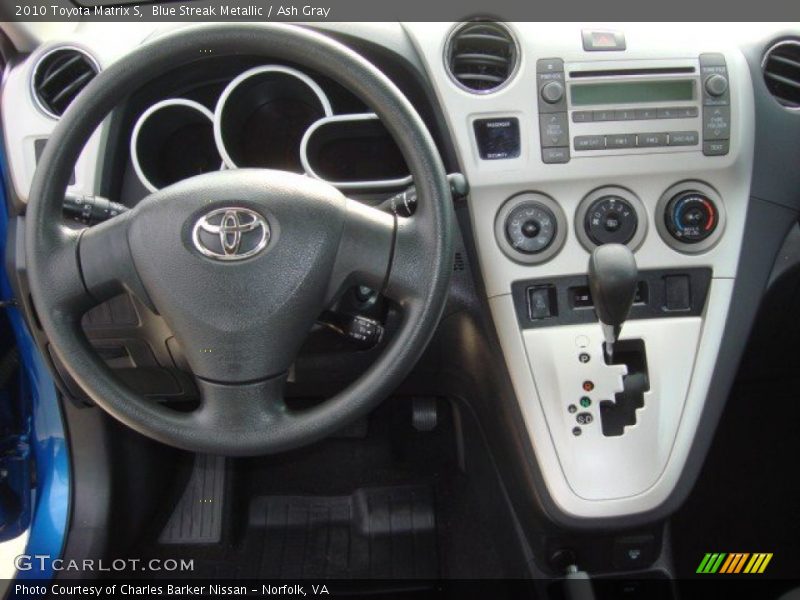 Blue Streak Metallic / Ash Gray 2010 Toyota Matrix S