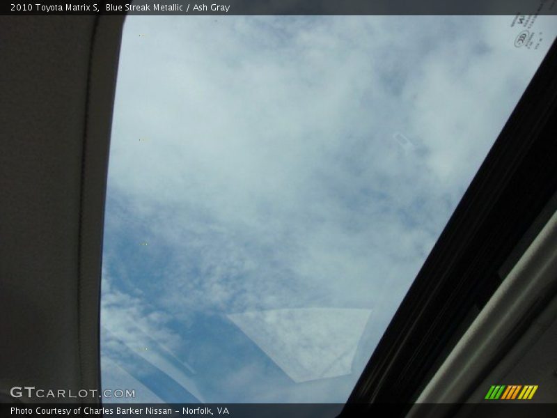 Blue Streak Metallic / Ash Gray 2010 Toyota Matrix S