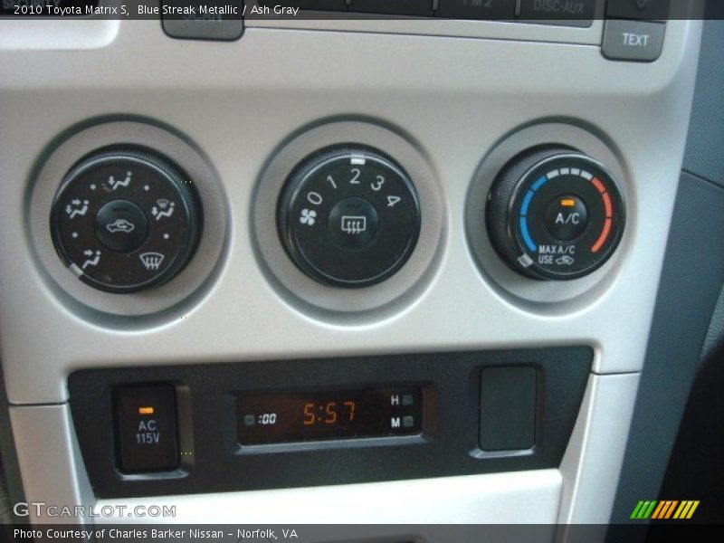 Controls of 2010 Matrix S