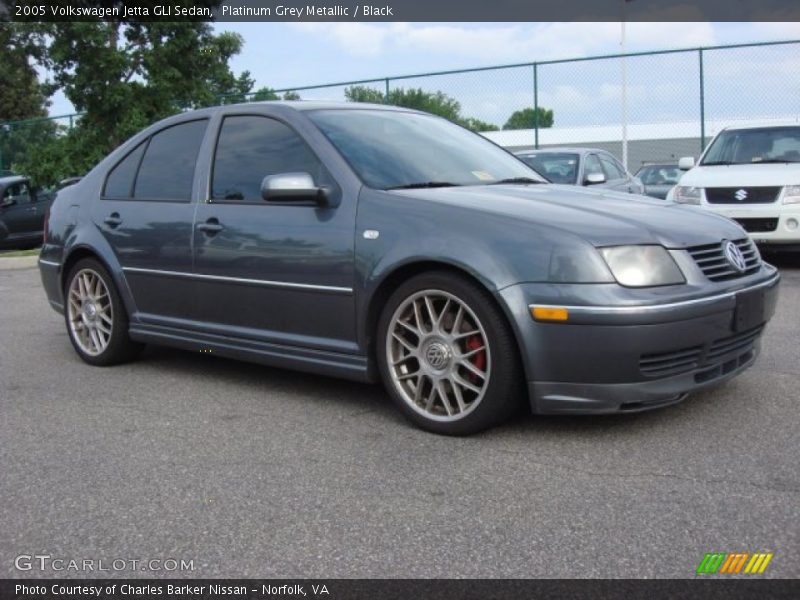 Platinum Grey Metallic / Black 2005 Volkswagen Jetta GLI Sedan