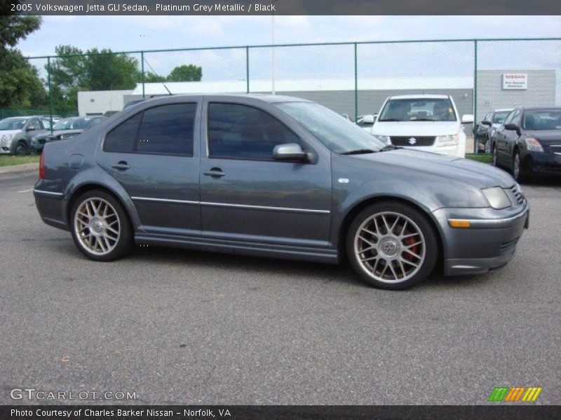 Platinum Grey Metallic / Black 2005 Volkswagen Jetta GLI Sedan