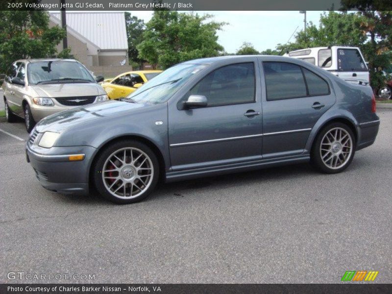 Platinum Grey Metallic / Black 2005 Volkswagen Jetta GLI Sedan