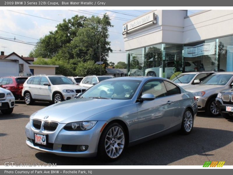 Blue Water Metallic / Grey 2009 BMW 3 Series 328i Coupe