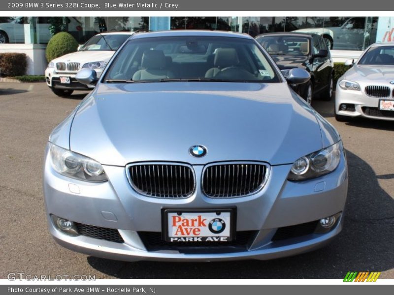 Blue Water Metallic / Grey 2009 BMW 3 Series 328i Coupe