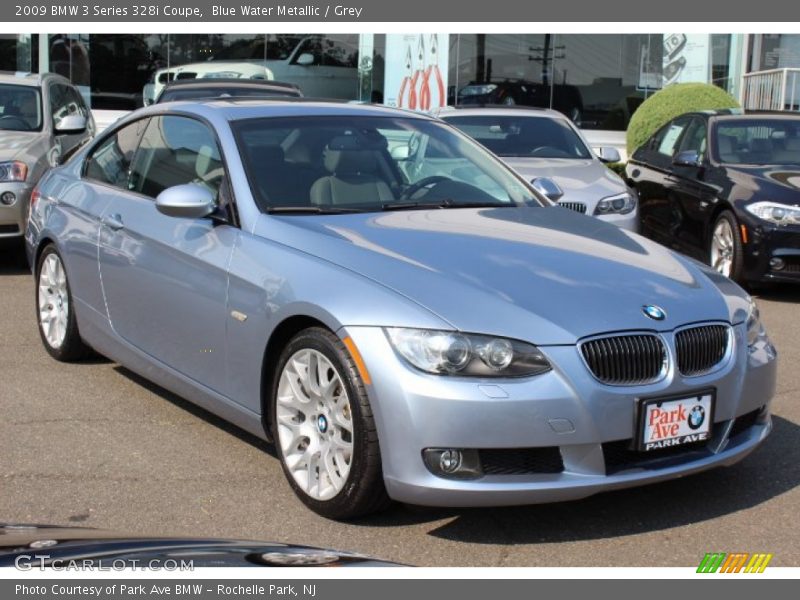 Blue Water Metallic / Grey 2009 BMW 3 Series 328i Coupe