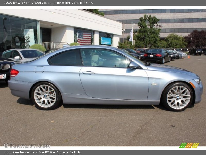 Blue Water Metallic / Grey 2009 BMW 3 Series 328i Coupe