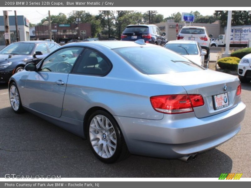 Blue Water Metallic / Grey 2009 BMW 3 Series 328i Coupe