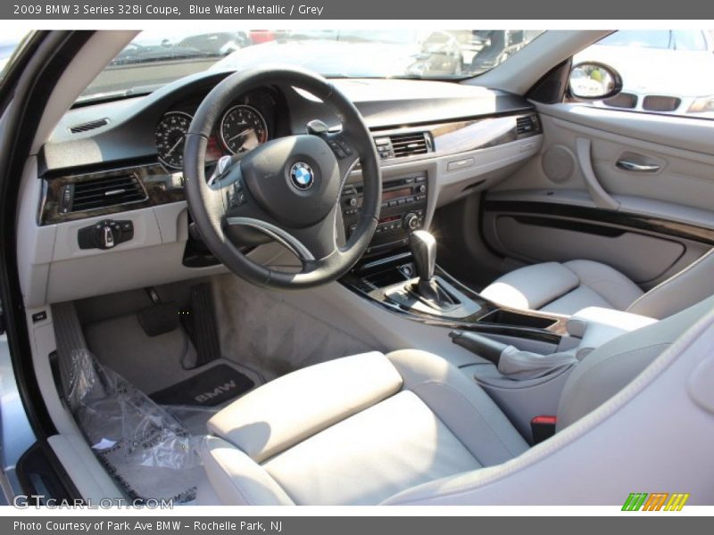 Blue Water Metallic / Grey 2009 BMW 3 Series 328i Coupe