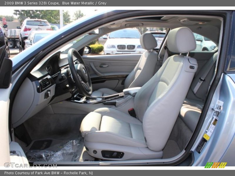 Blue Water Metallic / Grey 2009 BMW 3 Series 328i Coupe