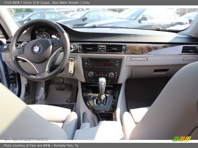 Blue Water Metallic / Grey 2009 BMW 3 Series 328i Coupe