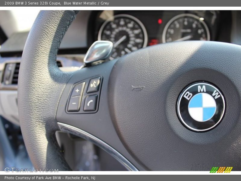 Blue Water Metallic / Grey 2009 BMW 3 Series 328i Coupe