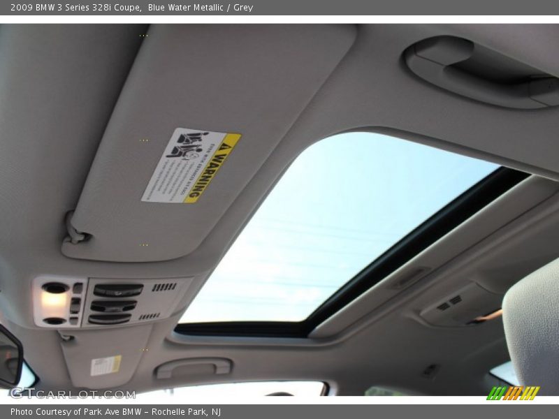 Blue Water Metallic / Grey 2009 BMW 3 Series 328i Coupe