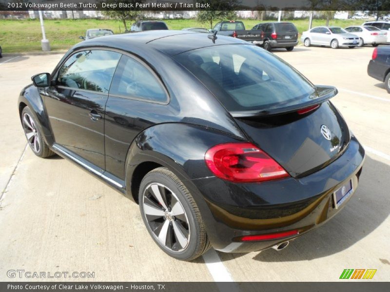 Deep Black Pearl Metallic / Titan Black 2012 Volkswagen Beetle Turbo