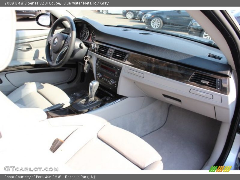 Blue Water Metallic / Grey 2009 BMW 3 Series 328i Coupe