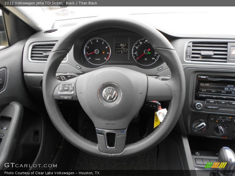 Black / Titan Black 2012 Volkswagen Jetta TDI Sedan