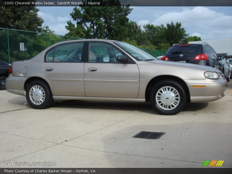 Sandrift Metallic / Neutral 2000 Chevrolet Malibu Sedan