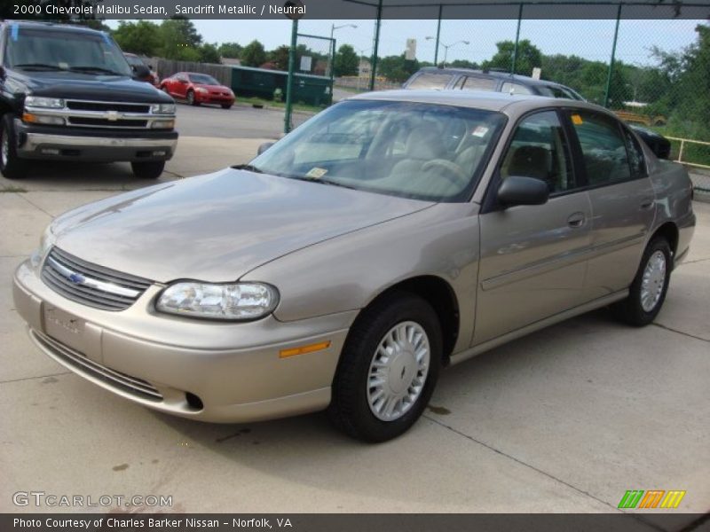 Sandrift Metallic / Neutral 2000 Chevrolet Malibu Sedan