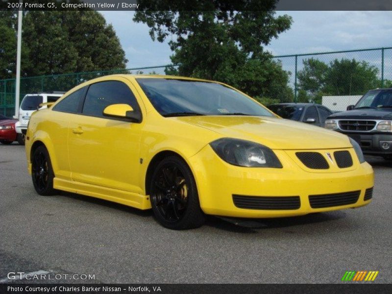 Competition Yellow / Ebony 2007 Pontiac G5