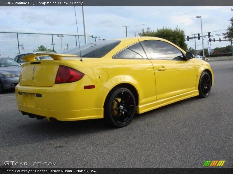 Competition Yellow / Ebony 2007 Pontiac G5
