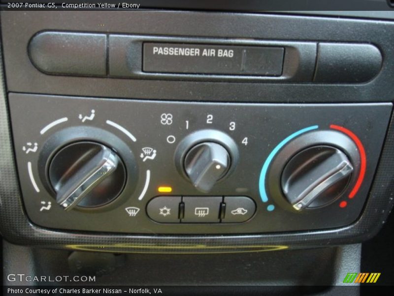 Competition Yellow / Ebony 2007 Pontiac G5