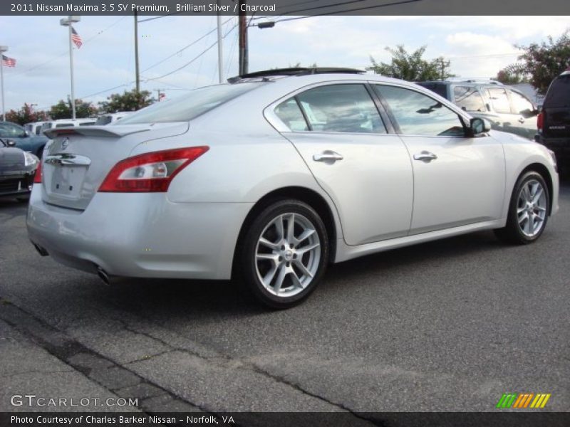 Brilliant Silver / Charcoal 2011 Nissan Maxima 3.5 SV Premium