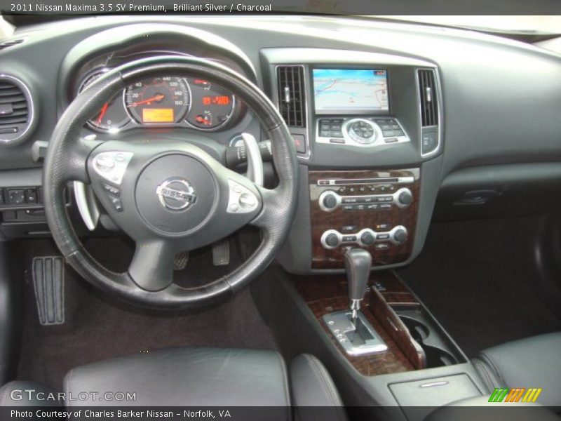 Brilliant Silver / Charcoal 2011 Nissan Maxima 3.5 SV Premium