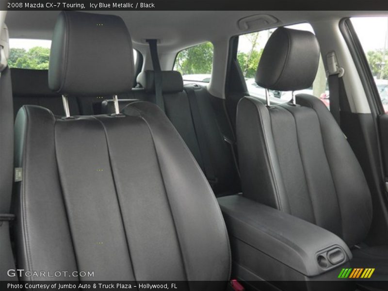 Icy Blue Metallic / Black 2008 Mazda CX-7 Touring