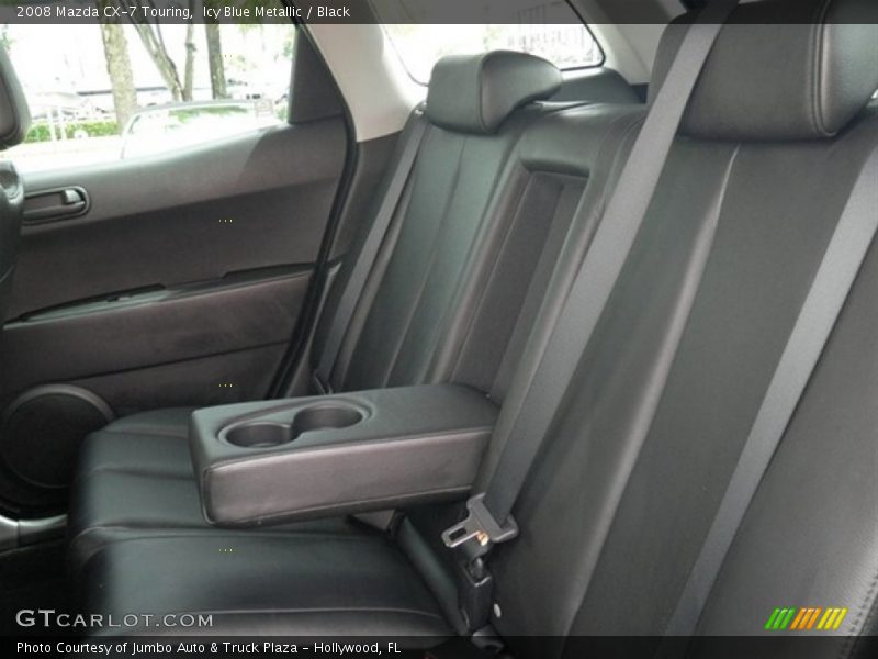 Icy Blue Metallic / Black 2008 Mazda CX-7 Touring