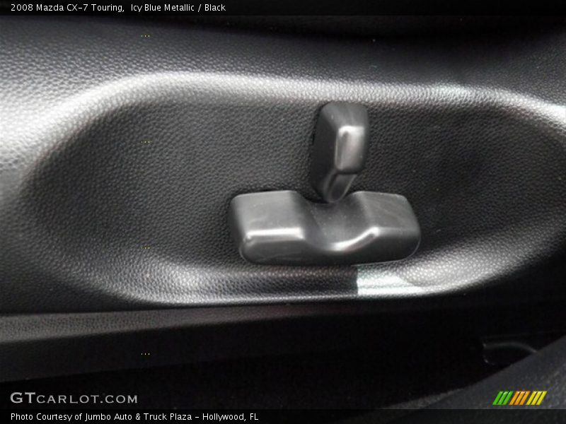 Icy Blue Metallic / Black 2008 Mazda CX-7 Touring