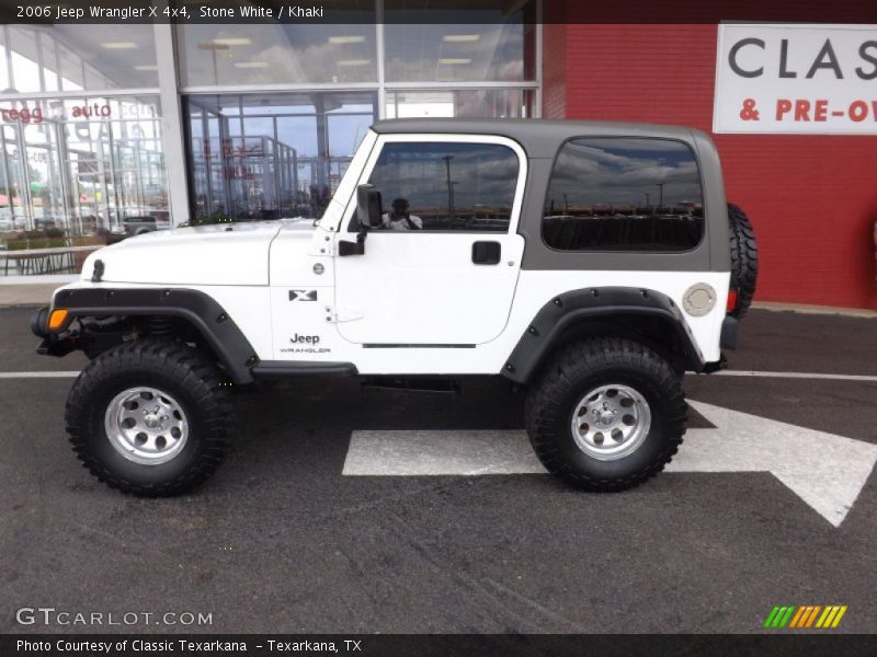 Stone White / Khaki 2006 Jeep Wrangler X 4x4