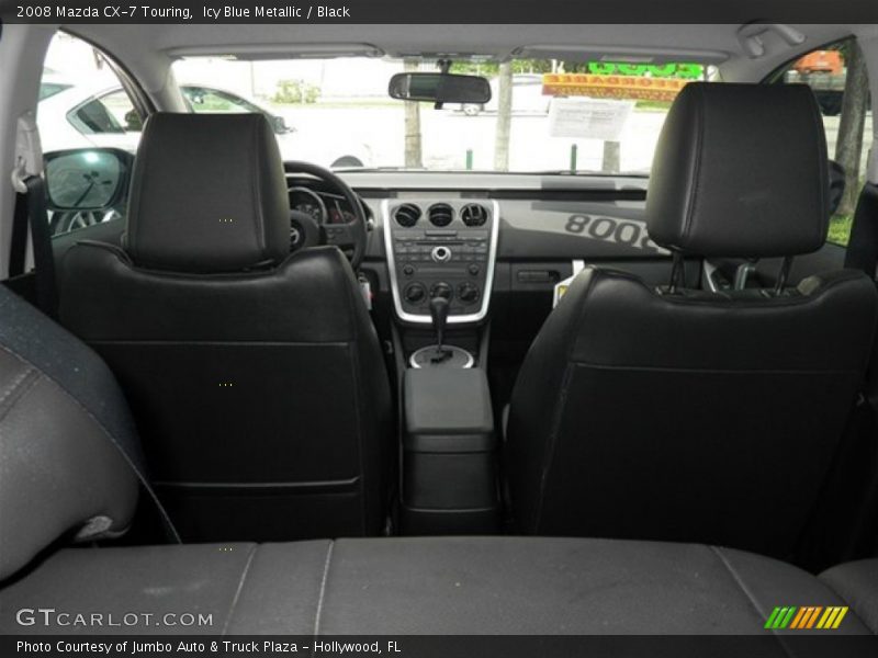 Icy Blue Metallic / Black 2008 Mazda CX-7 Touring