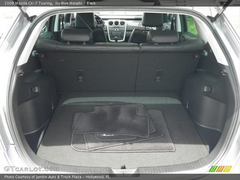 Icy Blue Metallic / Black 2008 Mazda CX-7 Touring